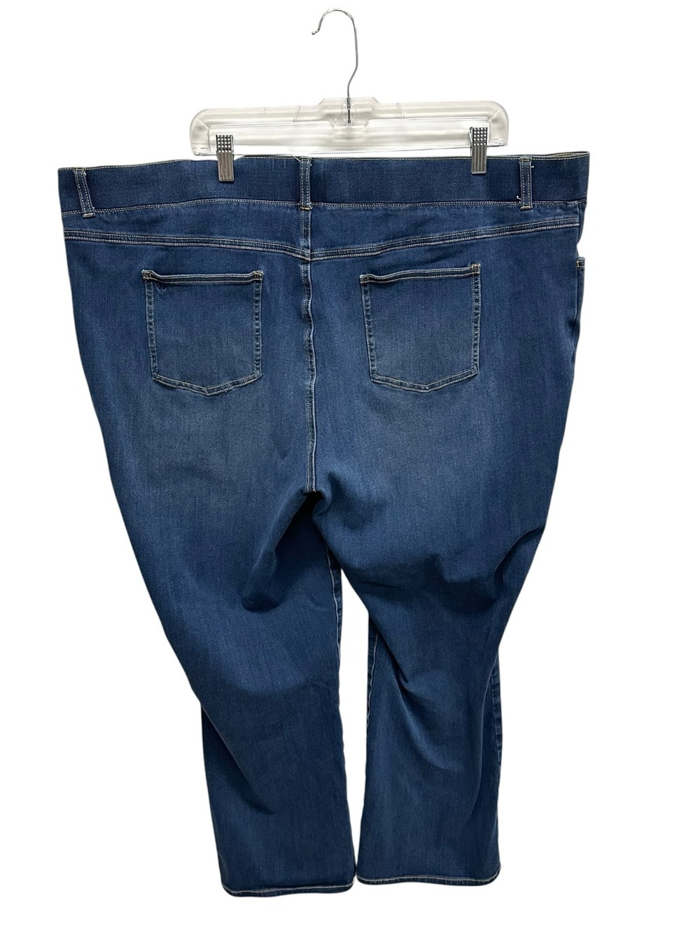 Betabrand women’s pull on jeans size 3x bootcut dark wash stretchy - Picture 2 of 8
